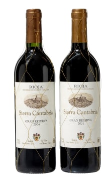 Sierra Cantabria; Gran Reserva; 2001,2004; 2 (1 x 2); 750ml