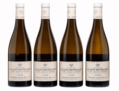 Henri Boillot; Puligny-Montrachet 1er Cru Clos de la Mouchère; 2009; 4 (1 x 4); 750ml