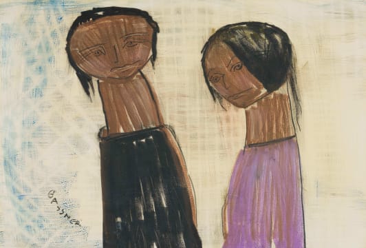 Charles Gassner; Two Figures