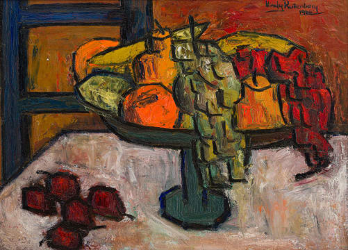 Hindy Rutenberg; Still Life with Bowl of Fruit