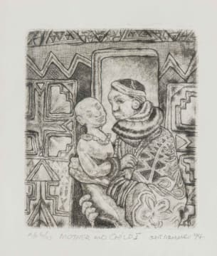 Judas Mahlangu; Mother and Child I