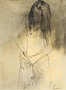 Jean Jansem; Nude Figure