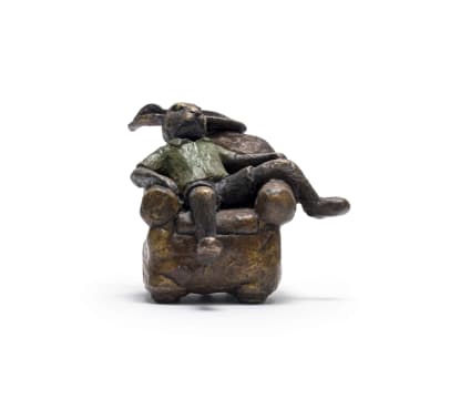Carol Cauldwell; Rabbit in an Armchair