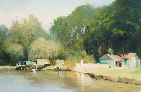 Ruth Squibb; Canal Scene