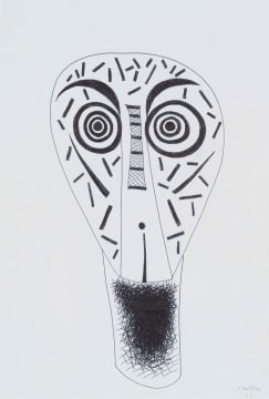 Andrew Verster; Untitled (Abstract Mask)