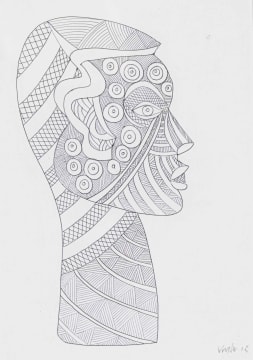 Andrew Verster; Untitled (Head in Profile II)