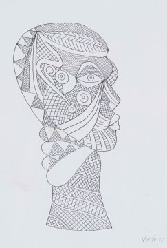 Andrew Verster; Untitled (Head in Profile I)