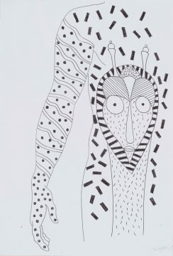 Andrew Verster; Untitled (Torso and Mask I)