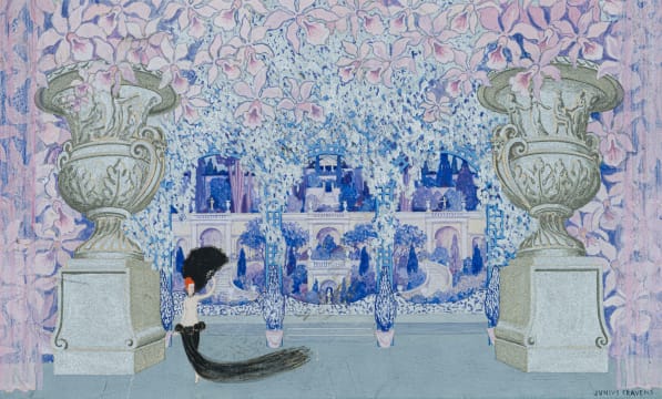 Junius Cravens; Set Design for a Garden of Elegance