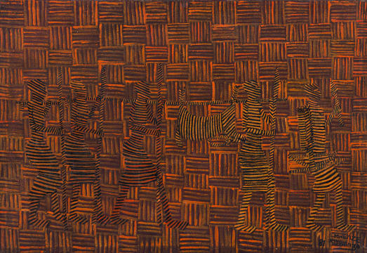 Mwenze Kibwanga; Retour de Chasse (Return from Hunting)