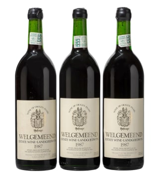 Welgemeend; Red; 1987; 3 (1 x 3); 750ml