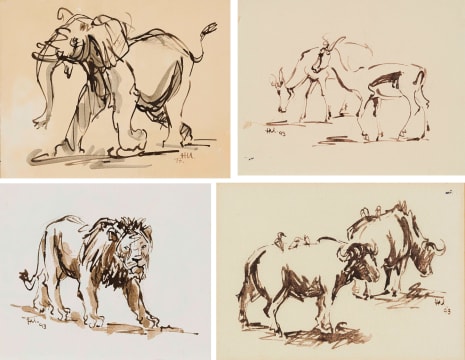 Hennie Niemann Jnr; Wildlife Animals, four