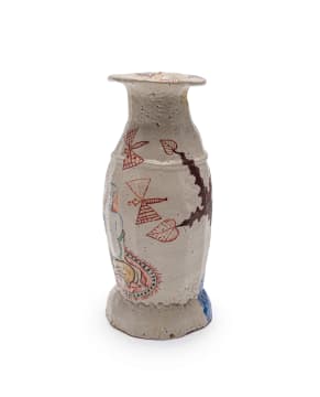 Hylton Nel; Vase with Buddhist figure