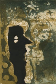 Antoni Clavé; Figure in Black and Green