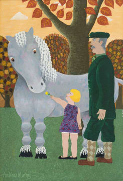 Andrew James Jowett Murray; Man with Child and Horse