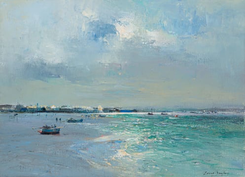 Errol Boyley; Boats on a Shoreline