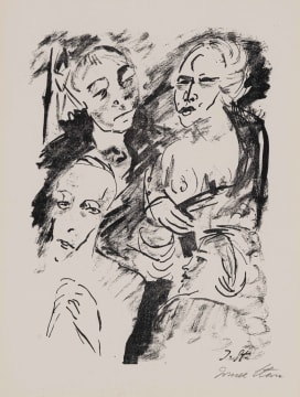 Irma Stern; From the Visionen (Visions) Portfolio: Four Prostitutes
