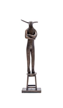 Guy du Toit; Hare on a Chair 4 (Medium)