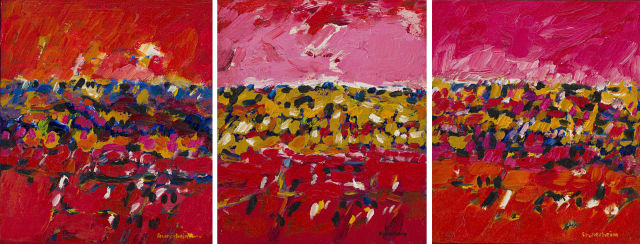 Penny Stutterheim; Abstract Landscape, three