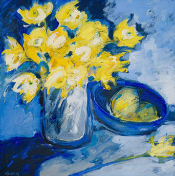Aileen Lipkin; Yellow Flowers