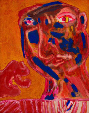 Robert Hodgins; Red and Blue Heads