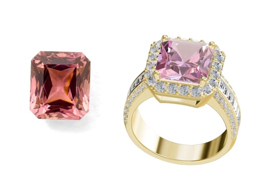 Dusty pink tourmaline
