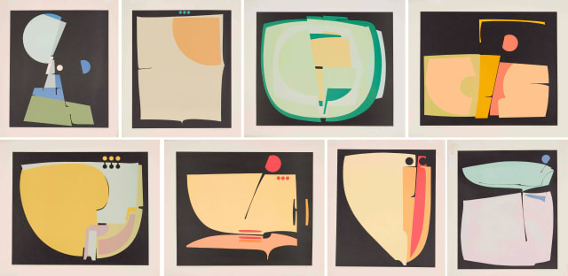 Ernst de Jong; Night's Passage Series I to VIII, eight