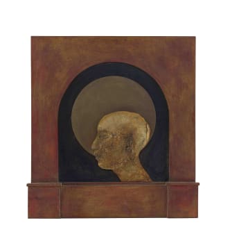Johann Moolman; Haloed Head in Profile