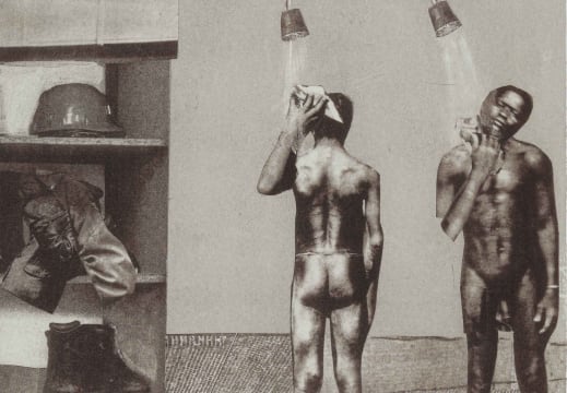 Sam Nhlengethwa; Miners Showering