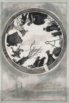 William Kentridge; Atlas Procession I (Variation)