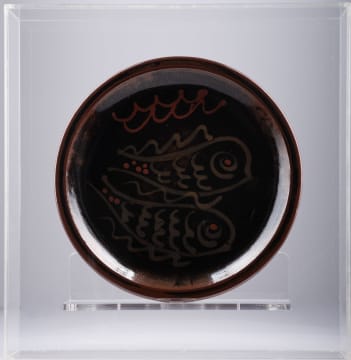 Esias Bosch; Fish and wave platter