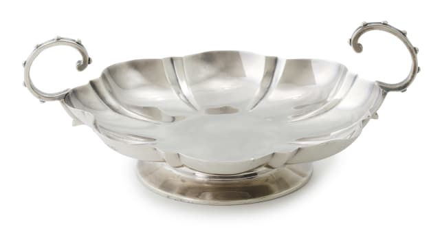 A George V silver bowl, Asprey's & Co, London, 1912