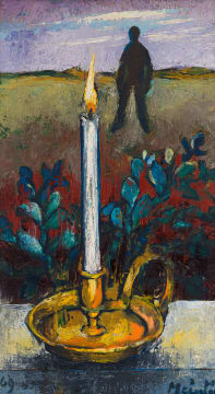 Johannes Meintjes; Candle and Figure