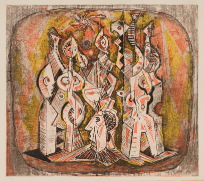 Dirk Meerkotter; Figure met Hoof (Figures with Chief)