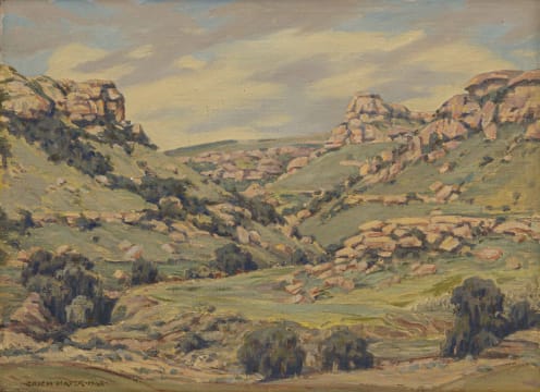 Erich Mayer; A Rocky Landscape
