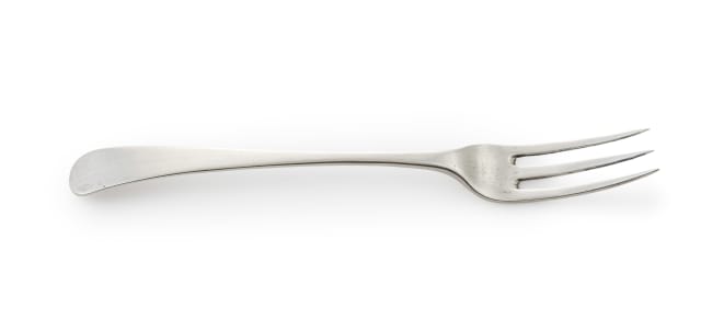 A Cape silver pickle fork, Oltman Ahlers, c.1800-1827