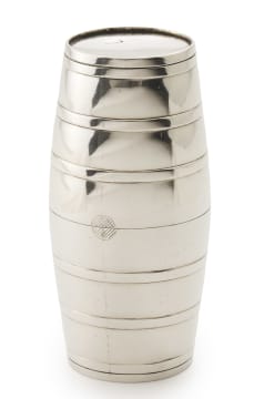 A Cape silver double beaker, Johan Hendrik Vos, c.1834–1849