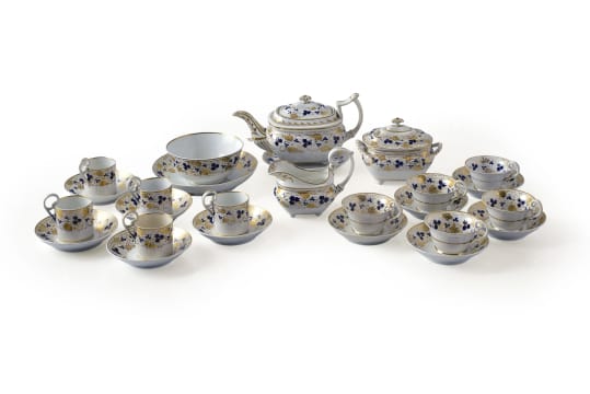 Derby porcelain tea and coffee service, circa 1820-1830
