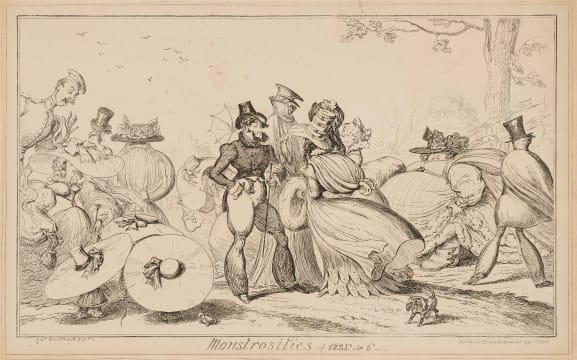 George Cruikshank; Monstrosities of 1825 & 6