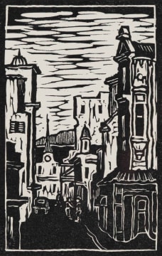 Gregoire Boonzaier; District Six, Street Scene