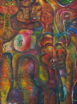 Paul Sekete; Group of Figures