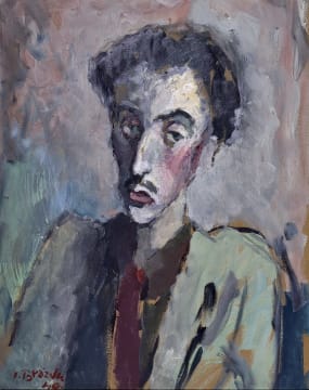 Jan Brázda; Portrait of Jalmar Rudner