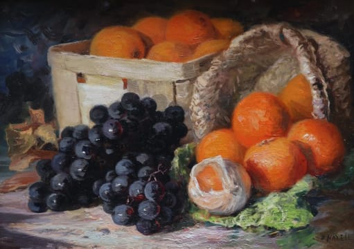 Amy Beatrice Hazell; Still Life with Fruit