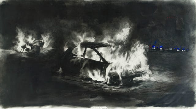 Themba Khumalo; Rioting and Burning