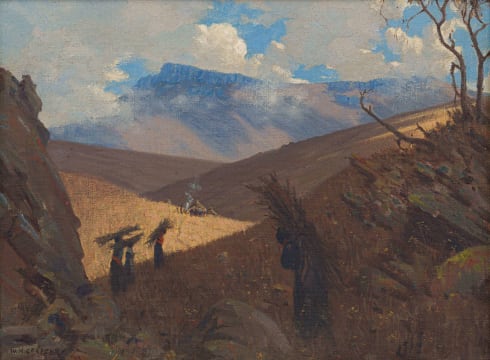 Willem Hermanus Coetzer; Wood Gatherers, Swart Kei