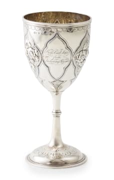 An Elizabeth II silver goblet, George Unite, Birmingham, 1969