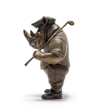 Carol Cauldwell; Rhino Golfer