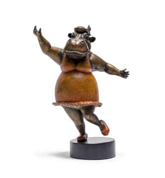 Carol Cauldwell; Dancing Hippo