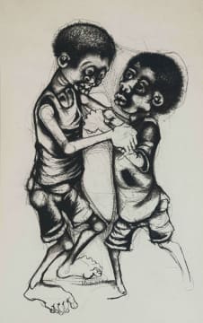 Julian Motau; Boys Fighting