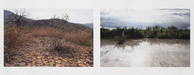 Guy Tillim; Stanley's Terrace, New Matadi July 2003; Mobutu's Terrace, Gbadolite, Sep 2003, Leopold and Mobutu series, diptych